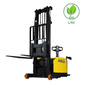 Apilador electrico de 1200 kg SEC-1200P AC 3.3 LITHIUM DUPLEX (FREE LIFT)